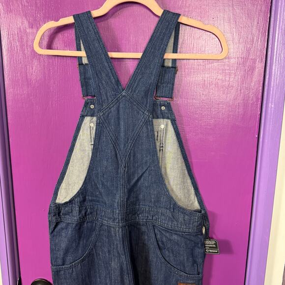 Patagonia Made in USA Denim Overalls XS Women’s Dyneema Workwear Organic Cotton - Picture 9 of 14